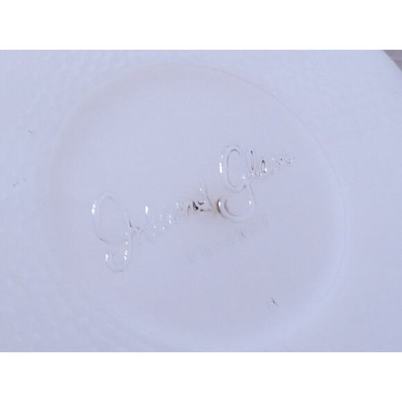 VTG MCM Inland Glass 8.5" Casserole Dish Atomic Snowflake Black Gold No Lid - Picture 5 of 6